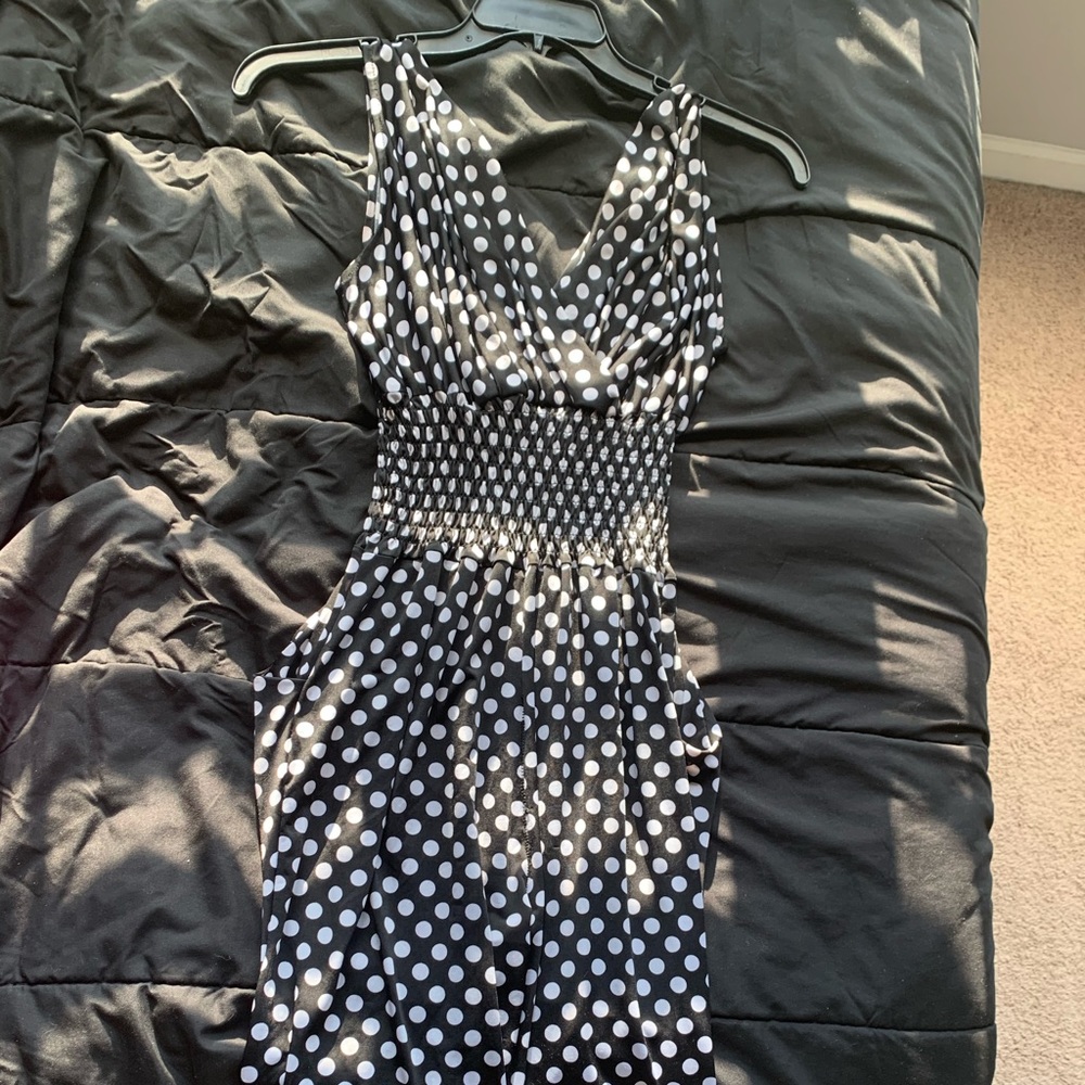 Polka dot jumpsuit